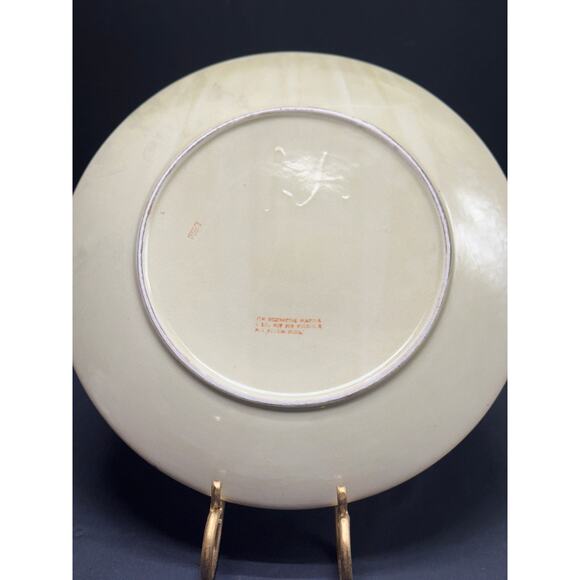 Vintage ORIENTAL ACCENT Canterbury Crackle Decorative Plate | 13 3/4" - Picture 8 of 15